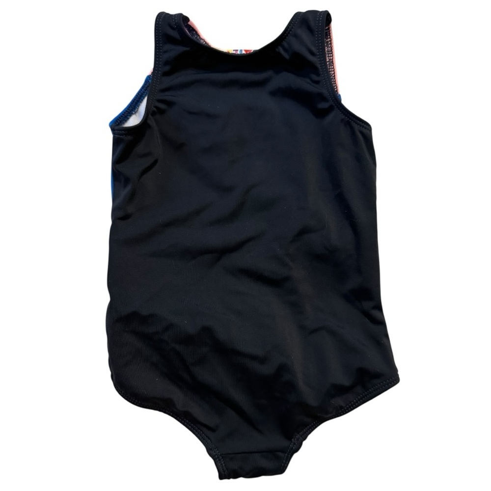 DotDotSmile Toddler Girl 2T Colorblock One-Piece Swimsuit NWT - Picture 3 of 4
